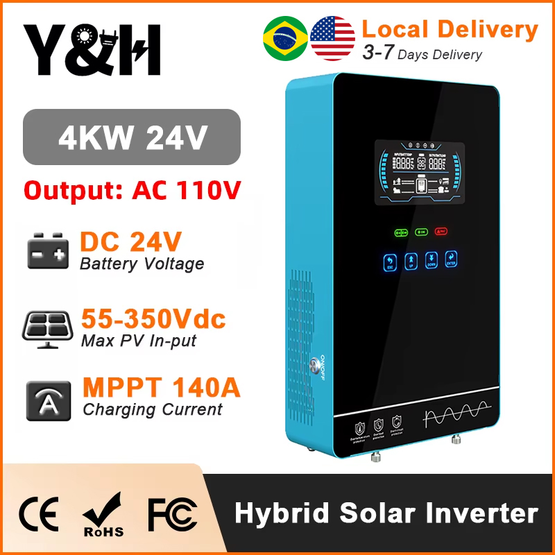Y & H 4KW HYBRID SOLAR INVERTE - Drone Solar Charger บทวิจารณ์และราคา