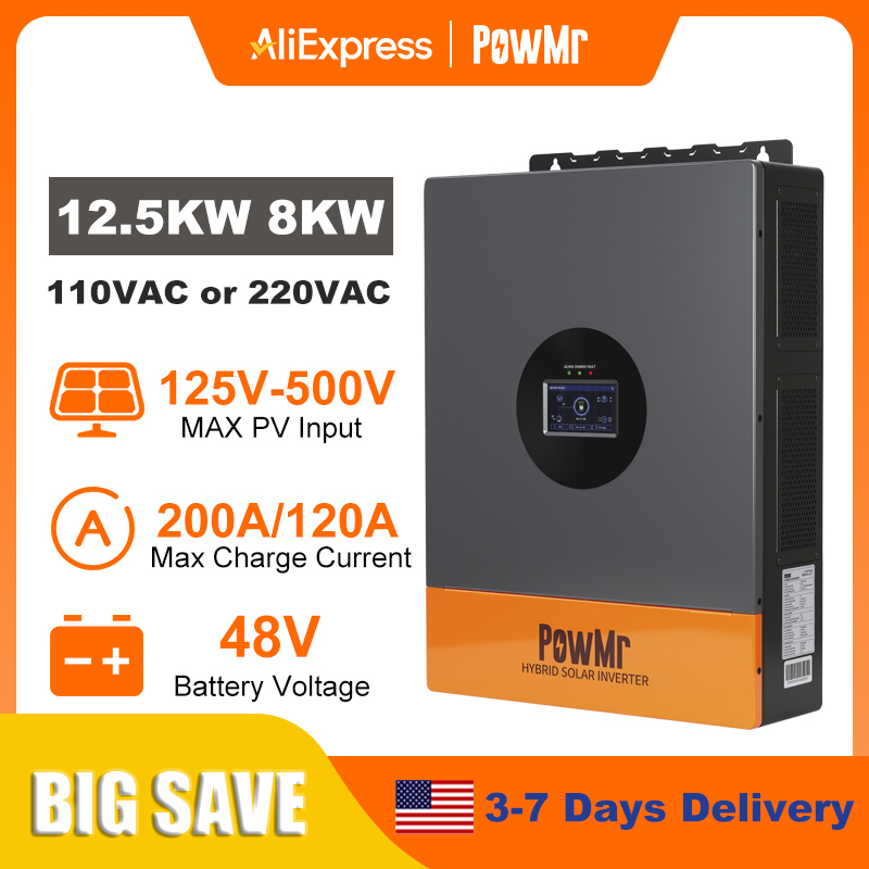PowMr อินเวอร์เตอร์แบบแยกเฟส 1 - Drone Solar Charger บทวิจารณ์และราคา